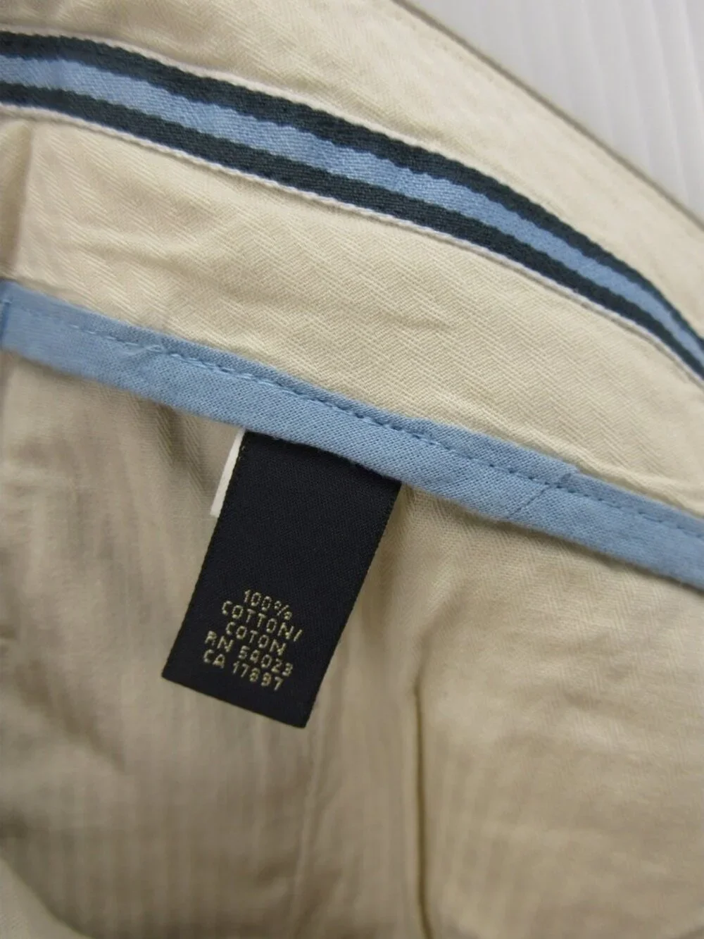 Banana Republic Pants 44X32 Khaki Gavin Chino Y2K Straight Leg Preppy